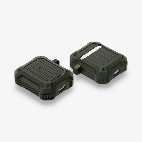 ASD00537 - Apple AirPods Pro Case Tough Armor in black showing the front